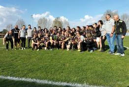 Vittoria della squadra femminile Rugby Calvisano, 2 aprile 2023